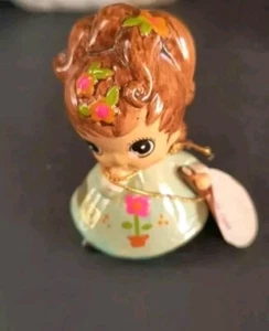 Vintage 60er Jahre Josef Original September Geburtstag großes Auge Mädchen Figur - Bild 1 von 7