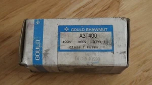 FUSIBLE CLASE T GOULD A3T400 400AMP 300VOLT NIB - Imagen 1 de 3