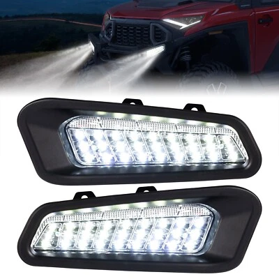 KEMIMOTO LED Headlight Auxiliary Front Bumper Light for Polaris Ranger XD 1500 - Image 1 of 4