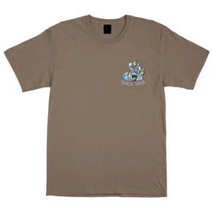 Santa Cruz Screaming Scratched Hand T-Shirt - Dusty Brown - Picture 1 of 2