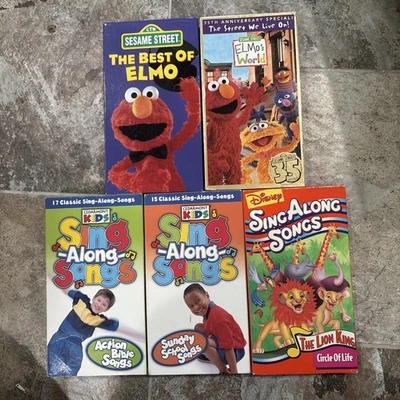 The best Of Elmo, 35th Sesame Street & Disney Sing-Along Songs VHS Collection - Image 1 of 4