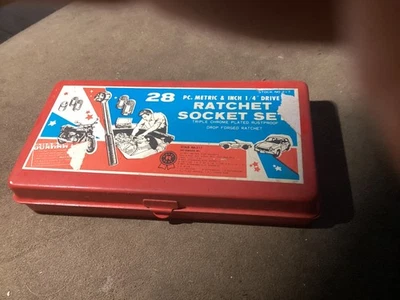Vt. 28 pc. Ratchet Socket Set- Royal Seal 1/4" drive - Image 1 of 3