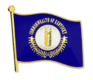 KENTUCKY STATE FLAG LAPEL PIN - Picture 1 of 1