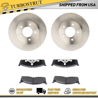 Kit de pastillas de freno rotores de freno delanteros OE para Chrysler Intrepid 1993-1996 Foto 1 de 4