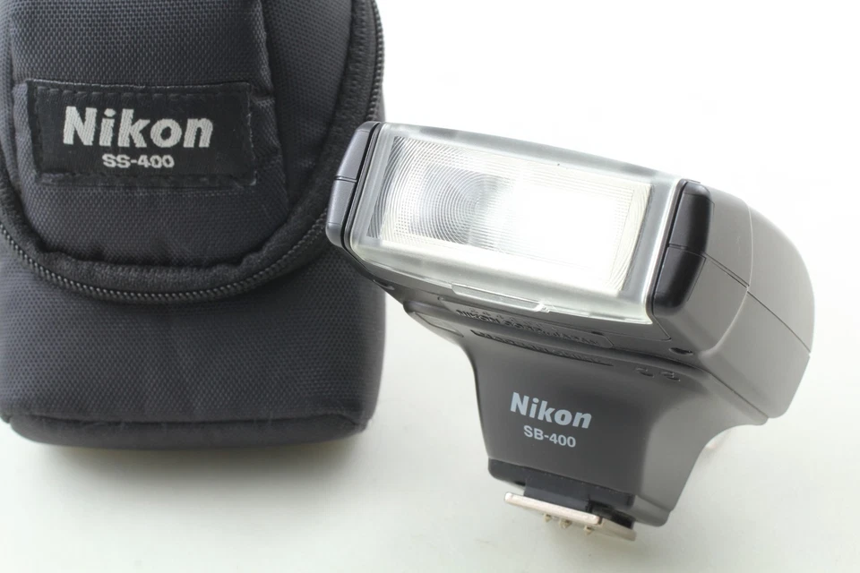 [Almost MINT w/ Case] Nikon Speedlight SB-400 Shoe Mount Flash From JAPAN - Image 1 of 4