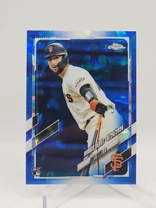 Topps 2021 actualización cromada Sapphire Joey Bart debut novato RC Giants #US267 - Imagen 1 de 2