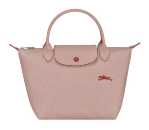 Longchamp Le Pliage Club Top Handle Small Size Short Handle Pink - Picture 1 of 7