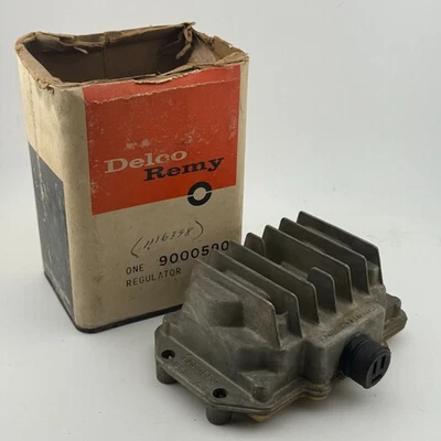 NOS GM 65-75 C10 C20 C30 K10 K20 El Camino Transistor Volt Regulator 9000590 4J - Image 1 of 4