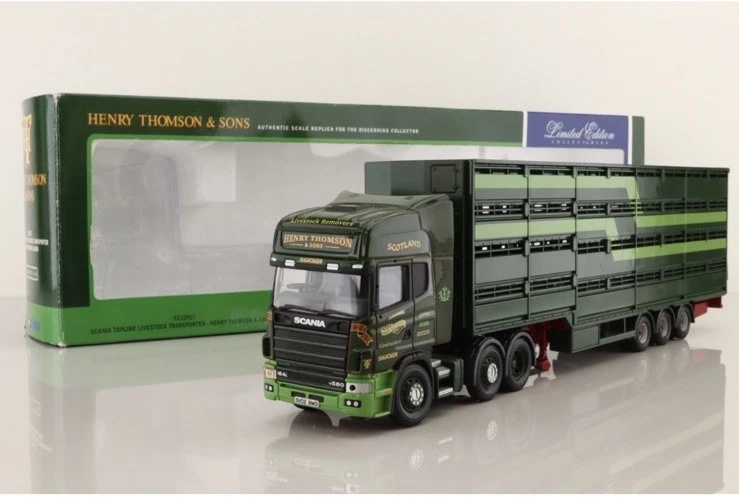 CORGI CC12917 SCANIA TOPLINE LIVESTOCK TRANSPORTER HENRY THOMSON & SONS 1.50 New - Image 1 of 1