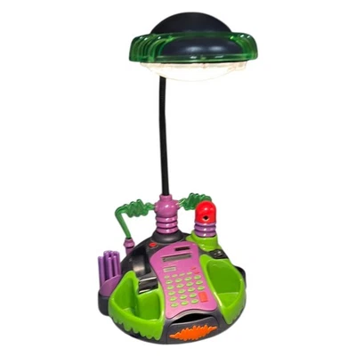 Nickelodeon Desk Thing lámpara de mesa lámpara de mesa Slime lámpara de escritorio años 90 rara - Imagen 1 de 4