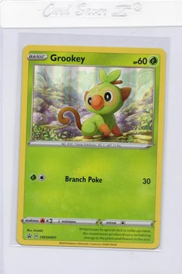 Pokemon - Grookey #SWSH001 - SWSH: Sword & Shield Promo Cards NM - Image 1 of 2