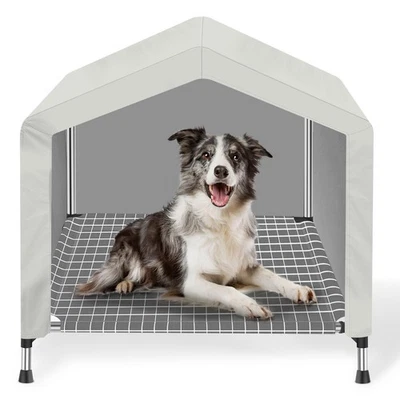 Casa elevada para perros para exteriores o interiores - Tienda impermeable para perros Casa para gatos, perros... Foto 1 de 4