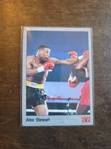 ALEX STEWART "The Destroyer" Hammersmith, England 1991 AW Sports Boxing Card #37 - Picture 1 of 2
