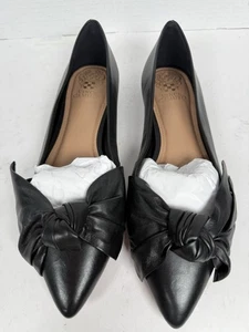 Vince Camuto Bow Loafers Black, Women's Size 10 M - Picture 1 of 12