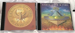Earth, Wind and Fire Best of 1 + Greatest Hits 2 CD LOT LIKE NEW - Picture 1 of 4