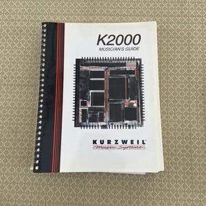 Kurzweil K2000 Digital Synthesizer Music Workstation Version 2 Guide Manual - Picture 1 of 1