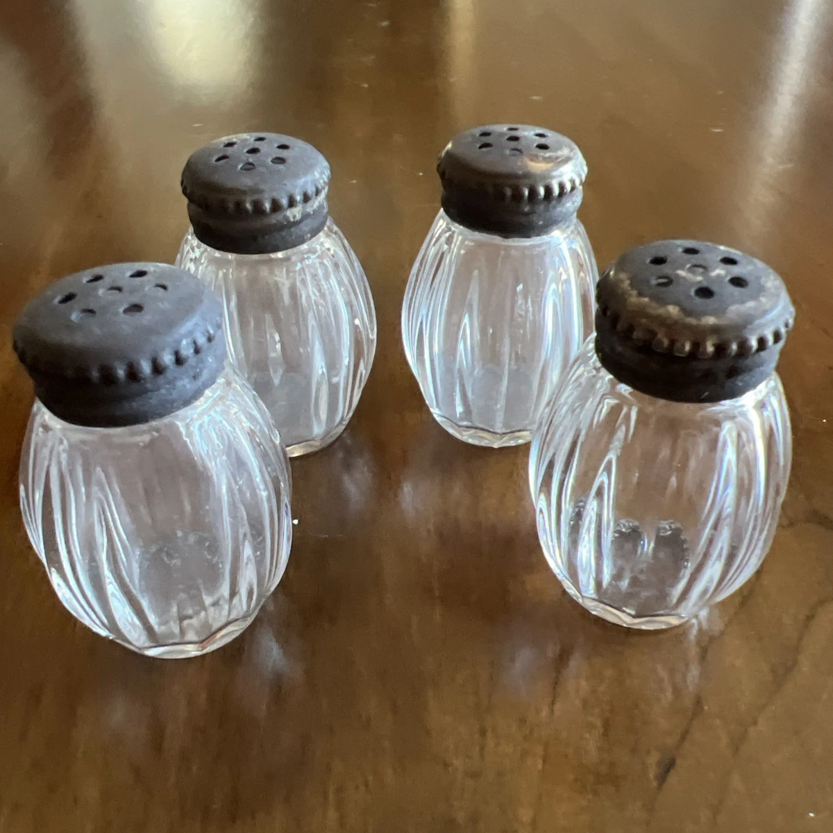 Christofle Antique US Sterling Silver Salt & Pepper Shakers for