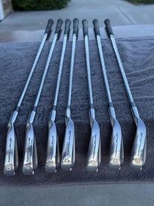 Nicklaus Air Bear Pro Carbon Irons #3-#9 CrankShaft Shock Shield Steel Shafts - Picture 1 of 20