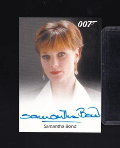 James Bond Archives 2016 FULL BLEED autograph card Samantha Bond as Moneypenny - Picture 1 of 2