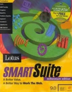 Lotus SmartSuite 9.0 PC CD Word Pro 1-2-3 Organizer processor speadsheet suite + - Picture 1 of 1