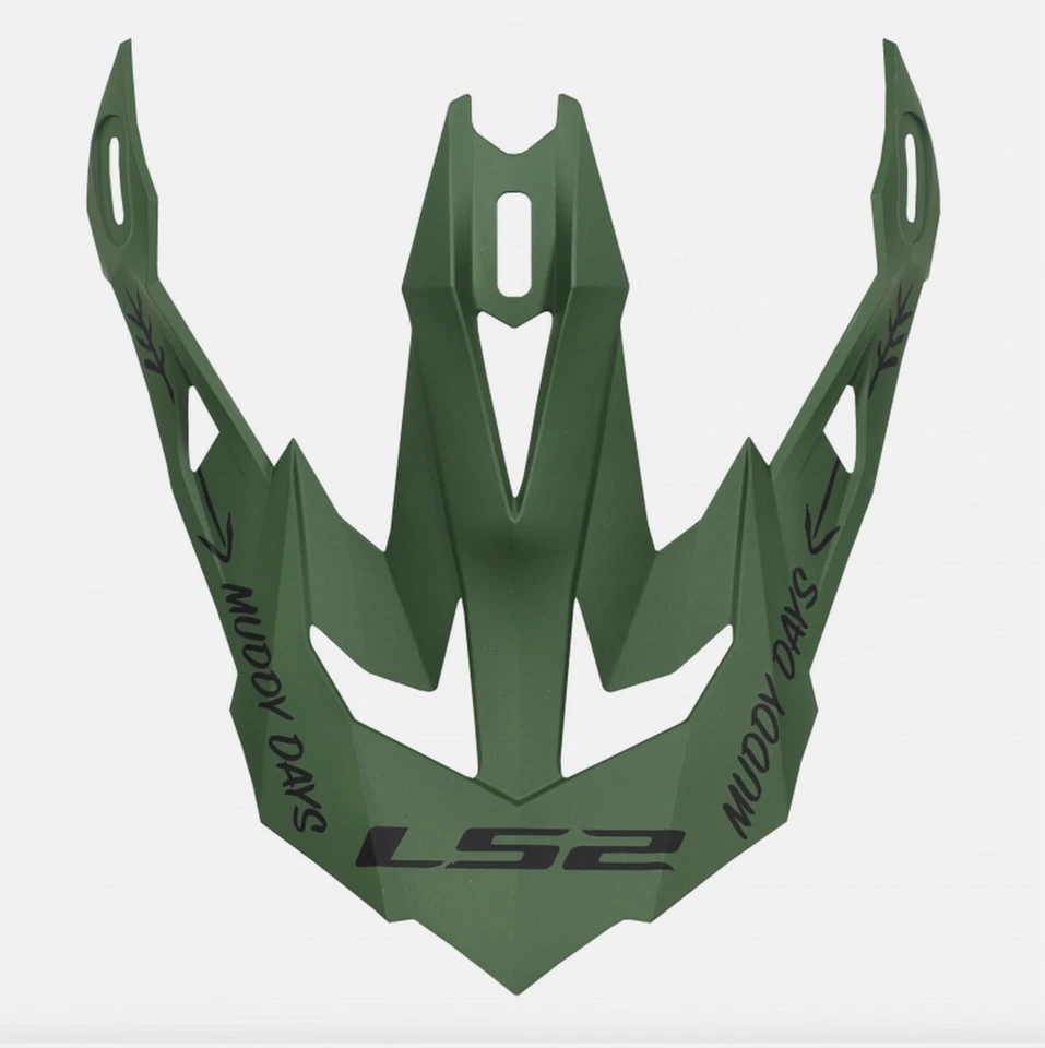 LS2 Subverter EVO Helmet Replacement Visor Peak Cargo Military Green Foto 1 de 1