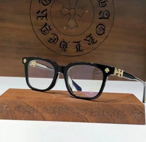 CHROME HEARTS CROSS DESIGN GLASSES BLACK/GOLD STYLE *SAME DAY SHIP* - Picture 1 of 3