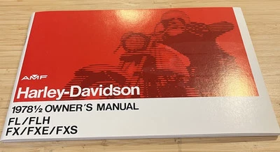 Harley-Davidson 1978 1/2 modelos FL/FLH, FX/FXE/FXS manual del propietario Foto 1 de 3