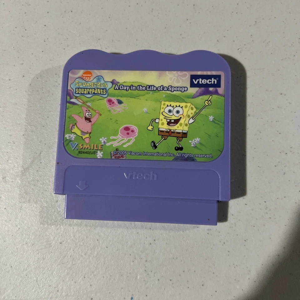 VTech V. Smile Spongebob Squarepants A Day in the Life of a Sponge Smartridge - Image 1 of 1