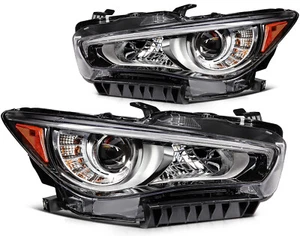 For Infiniti For Q50 2014-2022 Headlights Assembly w/LED DRL - Bild 1 von 37