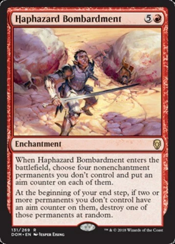 4x Haphazard Bombardment ~ Near Mint Dominaria MTG Magic x4 4 UltimateMTG Playse - Image 1 of 1
