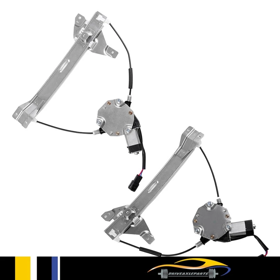 Regulador de ventana eléctrica trasero izquierdo derecho para Chevy Impala 2006-13 con motor Foto 1 de 4