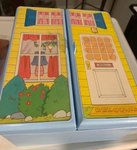 VTG Knickerbocker Peanuts Snoopy and Belle dolls with Carrying case LOT32-23 - Picture 1 of 5