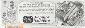 1933 Original Eau de Cologne 4711 Zeitschrift Anzeige Christmas Spirit Irish Free State - Bild 1 von 1