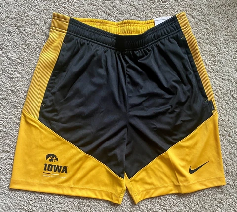Nike Iowa Hawkeyes On Field Football Training Shorts (S) DN5715 010 Cover
