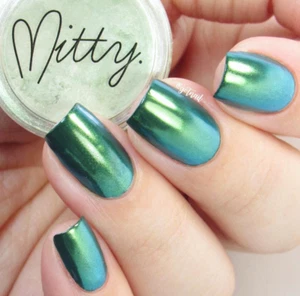 3g Chrome Powder AMAZING SHINE de Mitty - Green Menace - Imagen 1 de 6