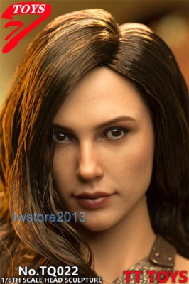 TTTOYS 1/6 TQ022 Wonder Woman Gal Gadot Cabeza Tallada Para 12" Figura Femenina Cuerpo Foto 1 de 4