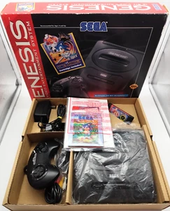 Sega Genesis Model 2 - Sonic Spinball Bundle Set KOMPLETT CIB - getestet gereinigt! - Bild 1 von 23