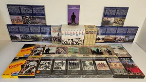 Lot Of 46 Civil War, World War 2, Vietnam War VHS Tapes - Picture 1 of 13