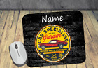 mouse mat, add name, car gift desk gift, gift idea, office gift, retro cars