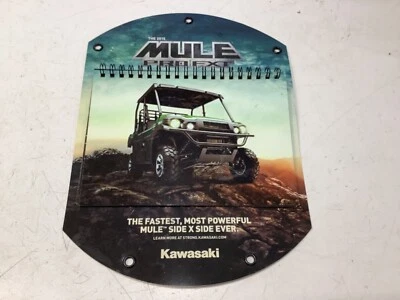Folleto promocional de exhibición de información de ventas Kawasaki Mule FXt 2015 concesionario Foto 1 de 4