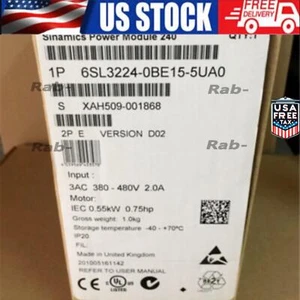 Nuovo modulo di alimentazione Siemens 6SL3224-0BE15-5UA0 6SL3 224-0BE15-5UA0 G120 PM 240 - Foto 1 di 7
