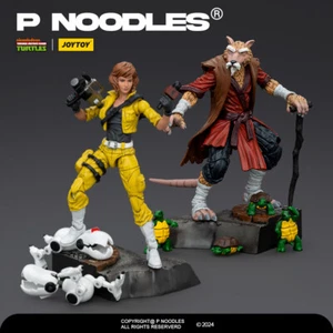 Nuevo JOYTOY 1/18 TMNT SPLINTER & APRIL ONEIL Figura de Acción Juguete instock - Imagen 1 de 23