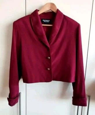 Beautiful vintage vine colours women's silk jacket like 40s by Patrick  - Image 1 of 4