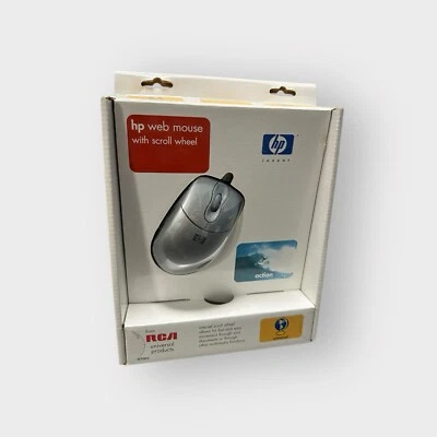 HP Web Mouse with Scroll Wheel USB or PS/2 Model H7003 from RCA, factory sealed - Image 1 of 4