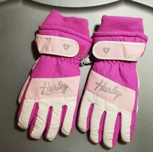 Hurley Insulated Pink Girls Youth Gloves - Picture 1 of 8
