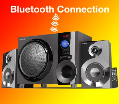 Boytone BT-225FB Powerful Wireless Bluetooth Home Speaker System 60 W, FM Radio