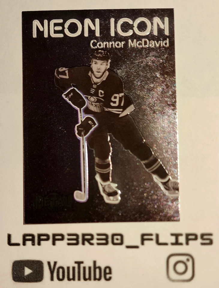 Connor McDavid - 2021-22 Metal Universe Neon Icon #NI1 - Image 1 of 1