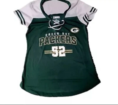Green Bay Packers #52 Matthews Team Apparel Mujer Camisa Adultos Mediana NFL Foto 1 de 3