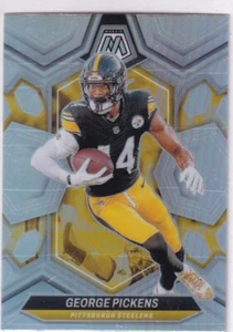 Panini 2024 Mosaic NFL No. 186 George Pickens Silver Prizm - Bild 1 von 2