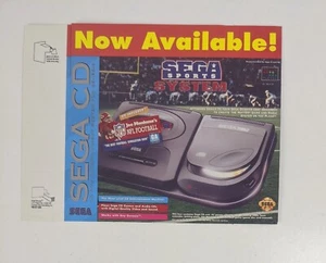 Sega Genesis 1993 CD sistema deportivo tienda exhibición promocional hablador - Imagen 1 de 2